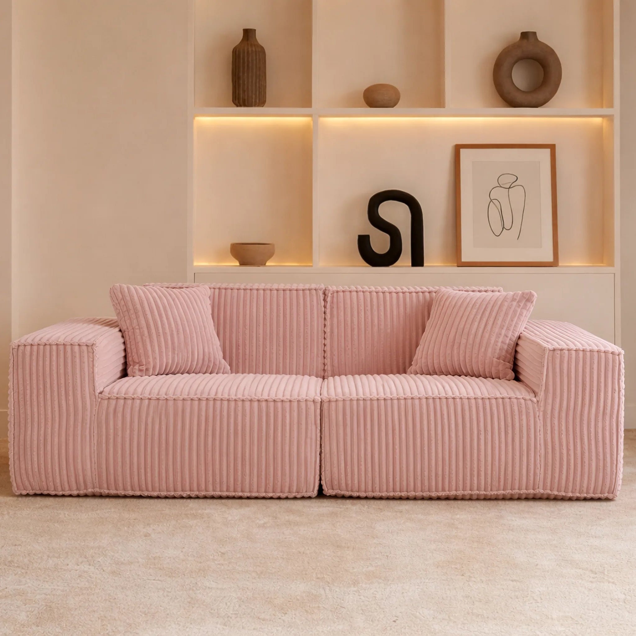 Puffy Domino Loveseat