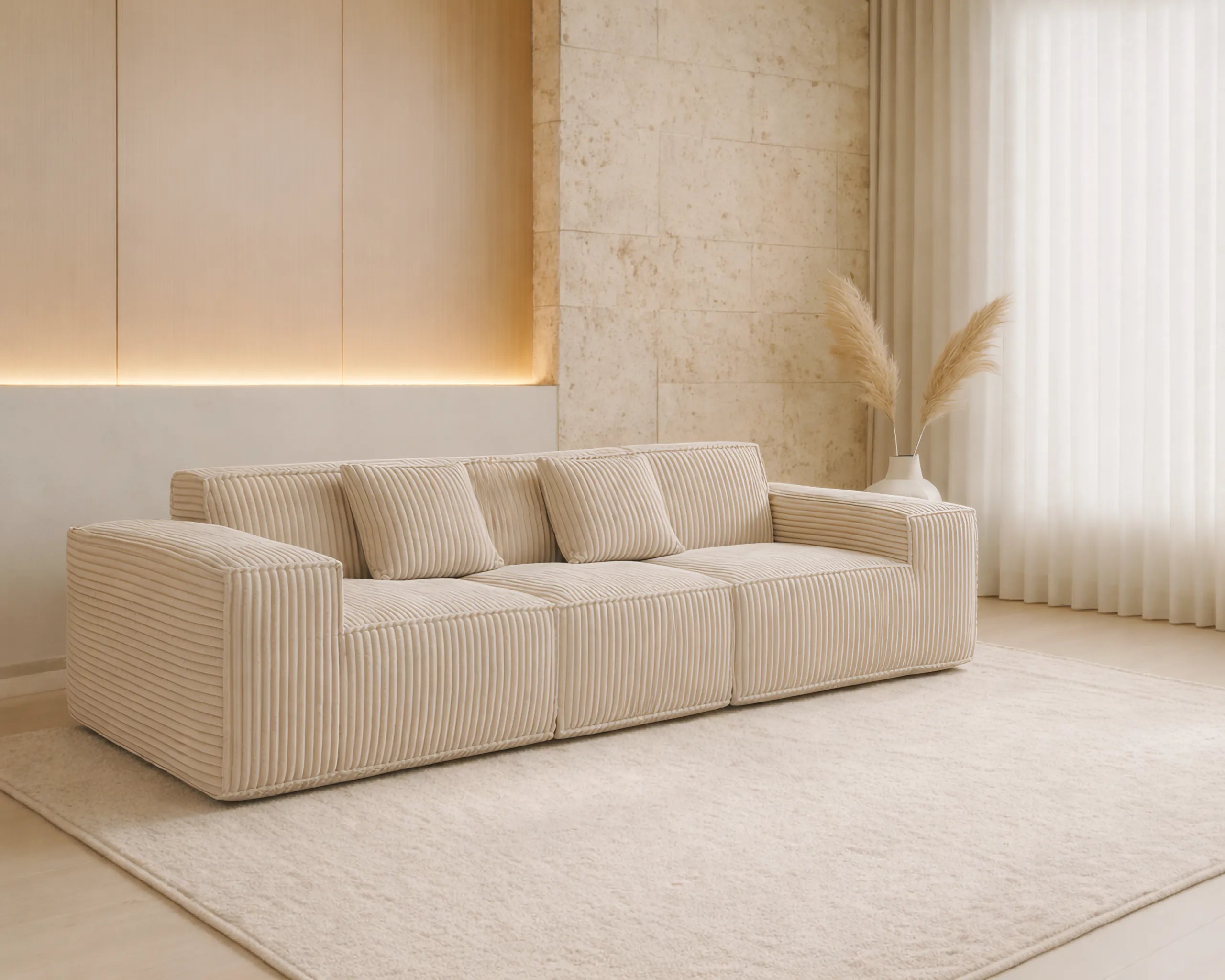 Puffy Domino Three Seater