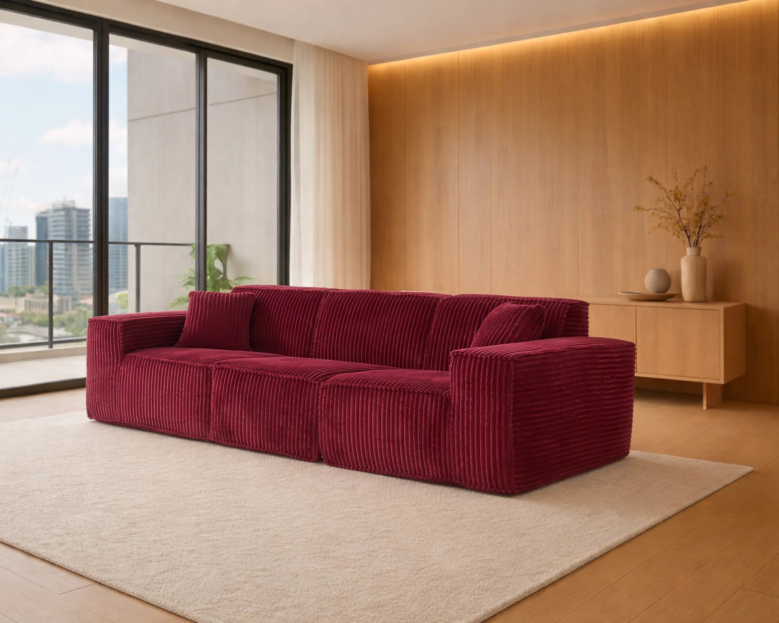 Puffy Domino Three Seater