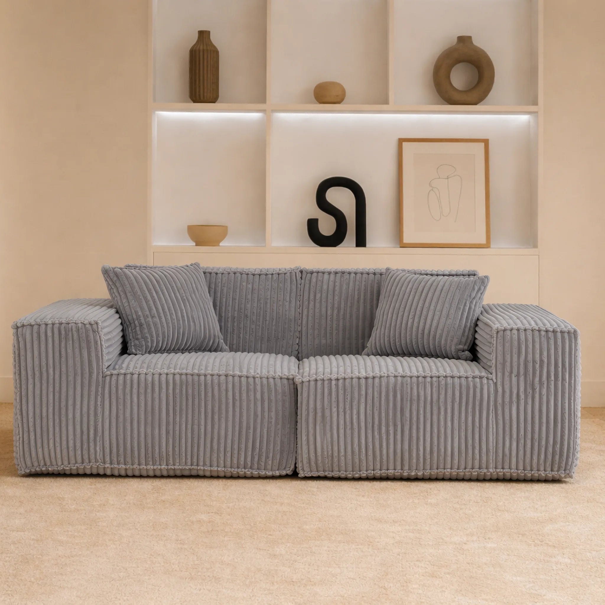 Puffy Domino Loveseat