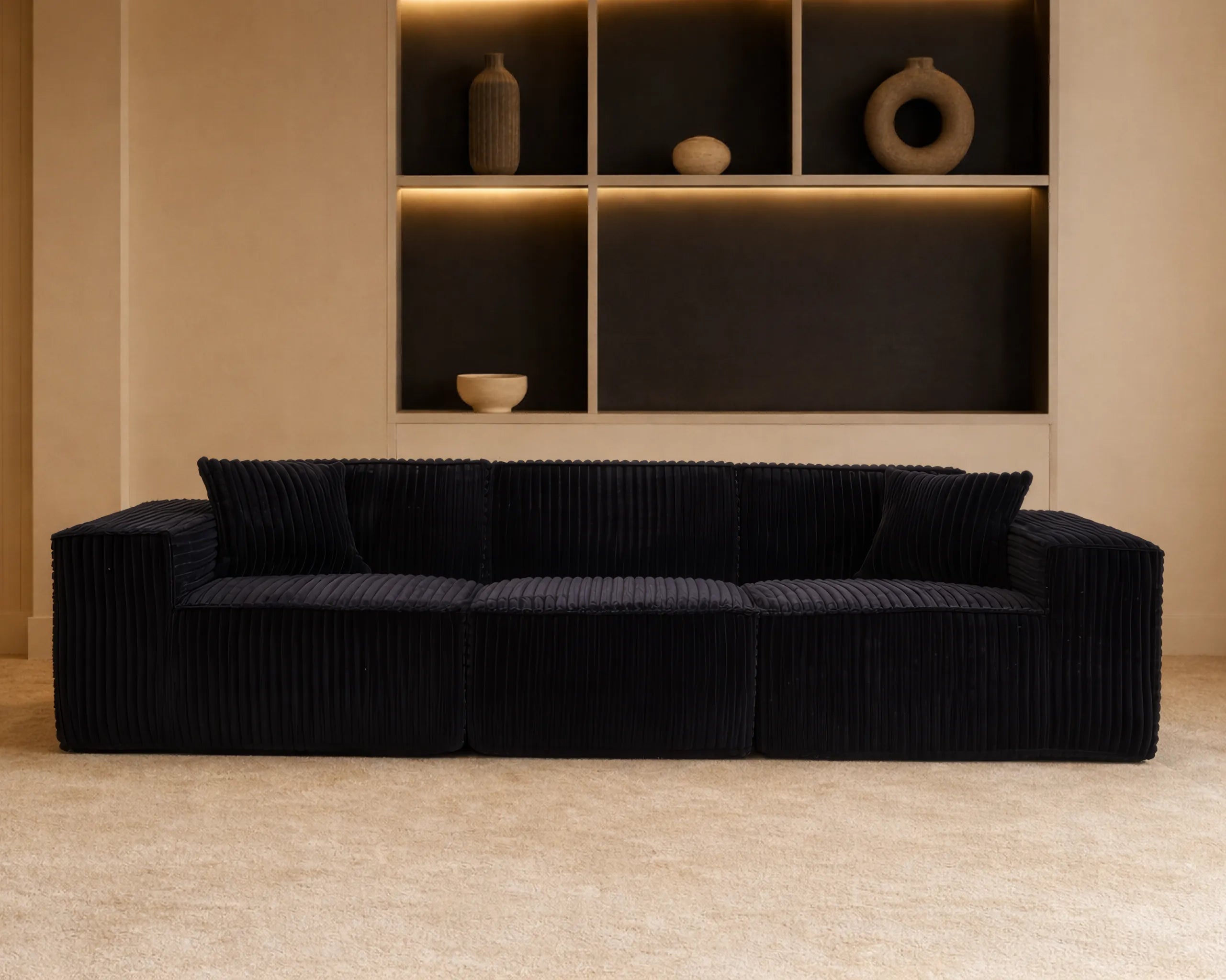 Puffy Domino Three Seater